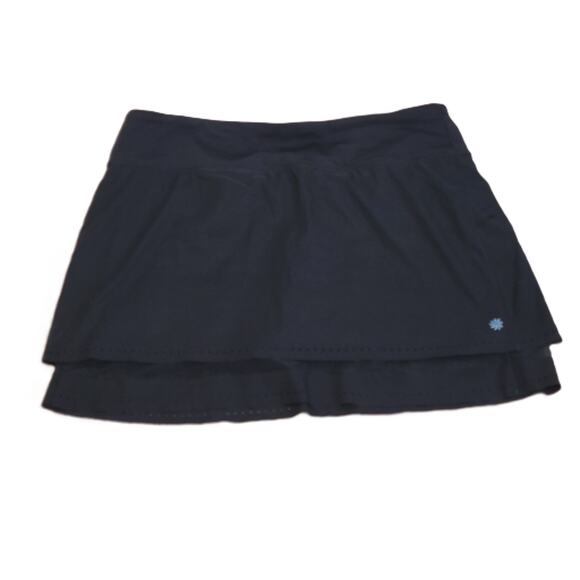 Athleta Laser Run Skort 210532 Black Size Medium Athleisure Vacation Travel - Picture 2 of 13